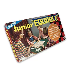Junior Equable Vintage 1973 Board Game Scrabble Numbers Game Complete HTF - Picture 1 of 7