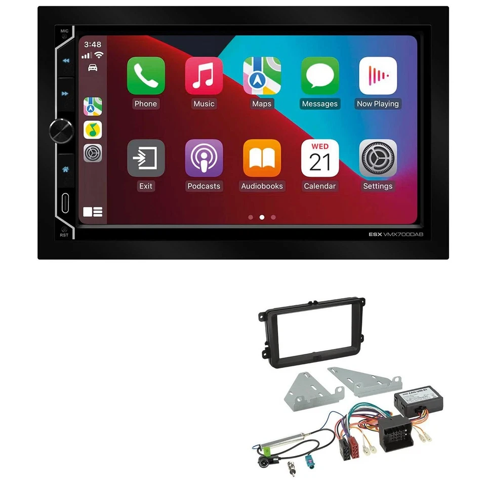 ESX Autoradio Apple CarPlay Android Auto für Volkswagen VW Golf V Canbus