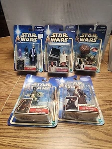 Hasbro STAR WARS Attack of the Clones lot of 5 figures 2002 New In Box  - Picture 1 of 9