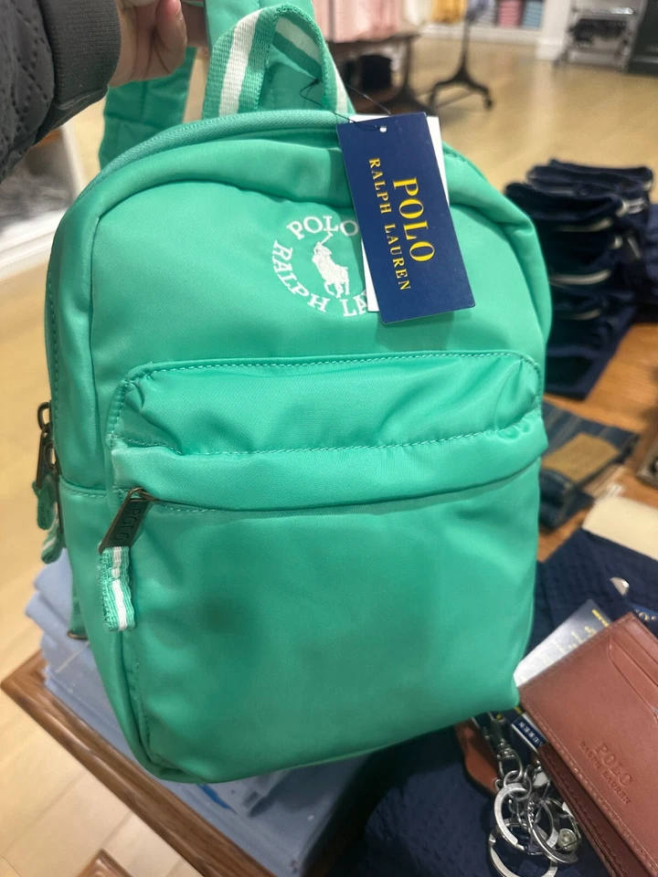 Mochila Bandolera Pequeña Polo Ralph Lauren Big Pony Logo Foto 1 de 4