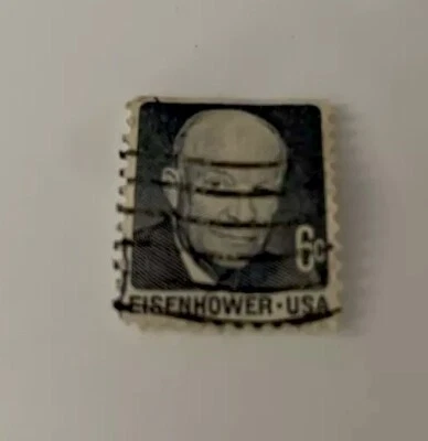 US #1401-6cent Eisenhower,Used Stamp... - Image 1 of 3