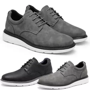 Men's Casual Dress Shoes Formal Oxford Sneakers Lightweight Comfortable Shoes - Picture 1 of 16