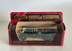 Models of Yesteryear Matchbox Y2 1930 4 1/2 lt. Super Charged Bentley - Picture 1 of 6