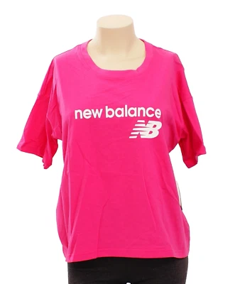 Camiseta New Balance Mujer M Rosa Manga Corta Foto 1 de 4