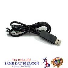 USB to TTL Cable PL2303HX COM Serial RS232 Converter ARM PIC Pi UART Adapter