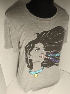 Disney Pocahontas Women's size Large Gray crew neck short sleeve T-shirt Nice - Picture 1 of 7