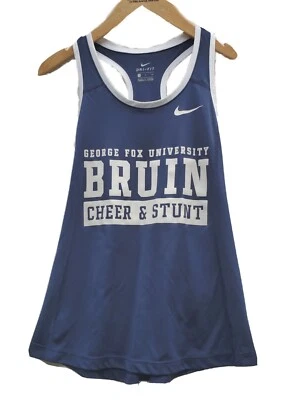 Camiseta sin mangas Nike Dri-FIT George Fox University Bruin Cherr & Stunt S/P. Criable.  Foto 1 de 4
