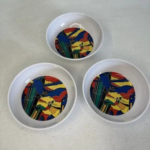 Set Of 3 Batman & Robin Plastic 6" Bowls Zak Designs FREE SHIP - Picture 1 of 11