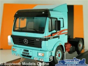 MERCEDES 1838 LS MODEL LORRY TRUCK CAB TRACTOR UNIT 1994 BLUE 1:43 IXO TR088 K8 - Picture 1 of 5