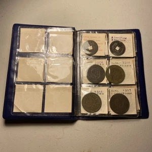 Collection of China Coins ~ International Coin Folder ~ 24 Coins - Old & Modern - Picture 1 of 19
