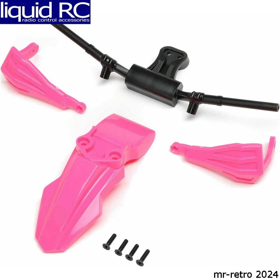Losi -2295 Fender Handguards & Handle Bars Pink: PM-SM/MX - Image 1 of 1
