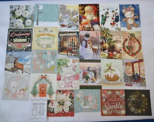 Hunkydory 25 Little Book Toppers Christmas Themed Papercraft Card Making Set 4 - Picture 1 of 1