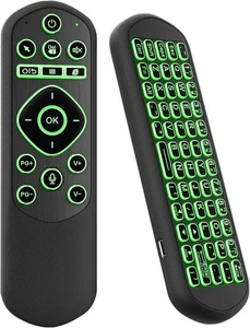iPazzPort Mini Wireless Keyboard with Air Mouse Remote: Backlit,Bluetooth& 2.4G - Picture 1 of 7