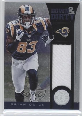 2012 Totally Certified Down and Dirty Materials /299 Brian Quick #7 Rookie RC - Image 1 of 2