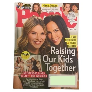 People Magazine April 7 2025 Jenna And Barbara Bush Maria Shriver Selena Benny - Picture 1 of 3