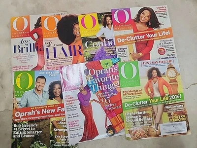 Lot of 7 Vintage O The Oprah Magazine 2012-2014Womens Fashion Shopping Food  - Image 1 of 4
