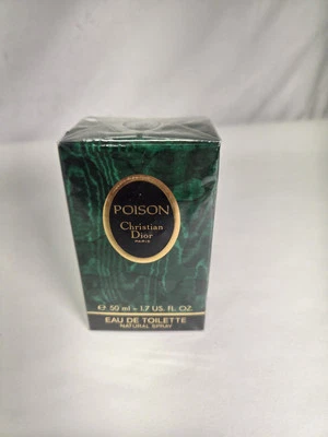 NUEVO Christian Dior Poison Eau De Toilette 50 ml 1,7 OZ Vintage Sellado Foto 1 de 4