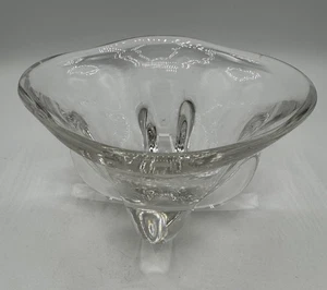 Orrefors Kunst Kristall quadratisch 5" Schale Edward Hald, Vintage & wunderschön - Bild 1 von 9