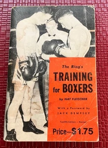 TRAINING FOR BOXERS, Nat Fleischer, softcover booklet, 1979 edition, boxing - Picture 1 of 3