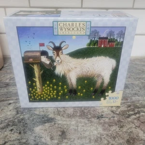 NUEVO 2007 Charles Wysocki Americana Rompecabezas "Cabra" - Imagen 1 de 2