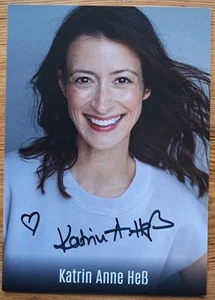 Katrin Anne Heß Orig Autogramm signiert Sturm derLiebe Landarztpraxis uvm - AK - Bild 1 von 2