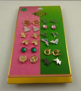 Wicked witch earrings 12 assorted pairs Universal Neon Tuesday - Picture 1 of 4