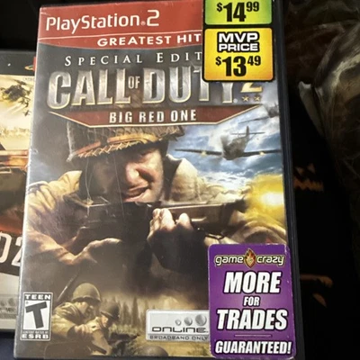 Call of Duty 2: Big Red One -- Enhanced Greatest Hits (Sony PlayStation 2, 2006) - Image 1 of 4