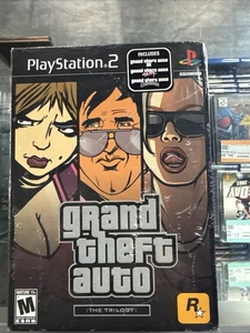 Grand Theft Auto Trilogy PS2 versione USA Playstation 2, 2006 nuovo con scatola sigillato - Foto 1 di 6