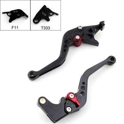 Short Brake Clutch Levers For Triumph SPEED TRIPLE Daytona 675 R 2011-2014 Black - Image 1 of 3