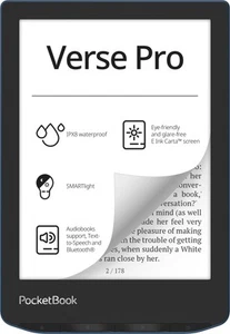 PocketBook Verse Pro 16GB Blu Wi-Fi/Bluetooth eReader 6" eINK 512MB RAM NUOVISSIMO - Foto 1 di 3