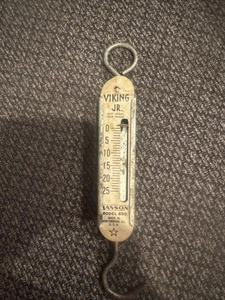 Vintage Hanson Viking Jr. Fischfederwaage 25 Pfund Modell 890  - Bild 1 von 11