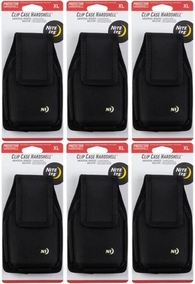 Nite Ize Clip Case Hardshell Universal Rugged Holster, XL - Vertical (6-Pack) - Image 1 of 4