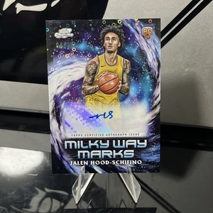 2024 Topps Chrome Jalen Hood-Schifino Milky Way Marks Auto #/10 🔥 Lakers 76ers - Bild 1 von 5