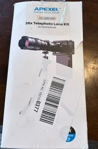 Kit téléobjectif Apexel 36X avec trépied métal pour smartphones NEUF - Photo 1 sur 2