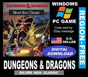 Silver Box Classics Dungeon & Dragons PC GOG KEY Windows Computer Game Prime D&D - Picture 1 of 3