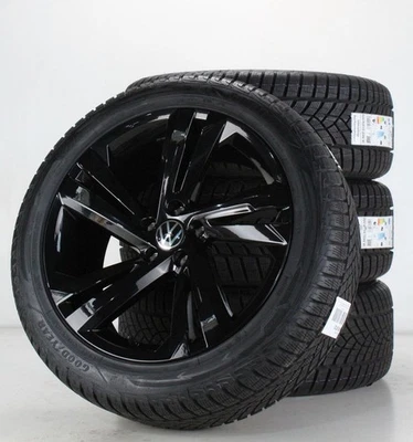 VW Tiguan AD1 & Allspace Winterräder Alufelgen 19 Zoll Valencia schw 5NA601025AM - Bild 1 von 4