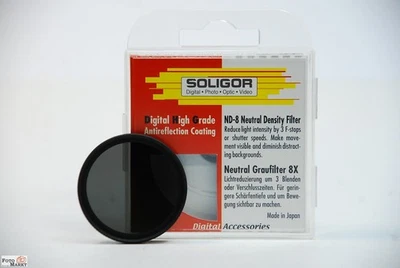 Gray Filter ND-8 37mm for Olympus PEN Zuiko Digital Lens: 14-42mm 17, 45mm - Image 1 of 2