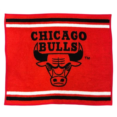 VTG Chicago Bulls Biederlack Fleece Blanket Throw Made in USA 56”x47” - Image 1 of 4