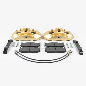 Front brake calipers upgrade Kit for BMW X5 F15 X6 F16 to M3 M4 Brembo 6pot gold - Picture 1 of 5