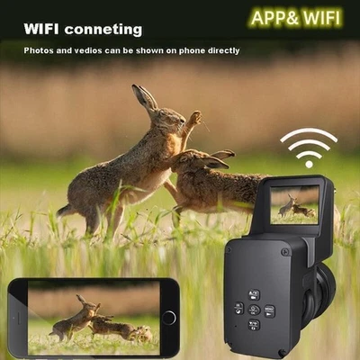 NVS20 Digital Night Vision Rifle Scope Camera App&WiFi 5W IR Power fits Fishing - Image 1 of 4