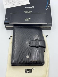 MONTBLANC Organizer Planner Cover 5 Fori Nero Rosso Con Scatola Usato - Foto 1 di 9