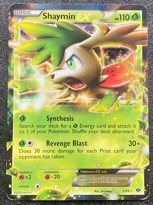 Shaymin EX 5/99 - B&W Next Destinies (2012) Extended Art Ultra Rare - HP - Image 1 of 2