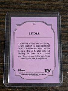 Topps Chrome Disney Error Eeyore  - Picture 1 of 2