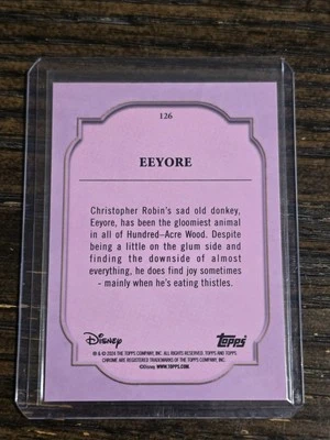 Topps Chrome Disney Error Eeyore  - Image 1 of 2