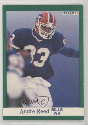 1991 Fleer Andre Reed #8 HOF - Image 1 of 2
