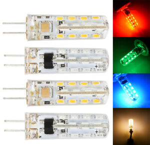 G4 2W Red/Green/Blue/Warm White Capsule Bulbs Light 12V Decorative Xmas lamp smd