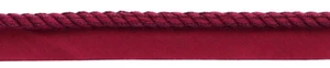 Trenzado Cuerda Cordón Con Labio , Estilo 0025S, Color E10-Dark Rojo Vino [21.9m - Imagen 1 de 1