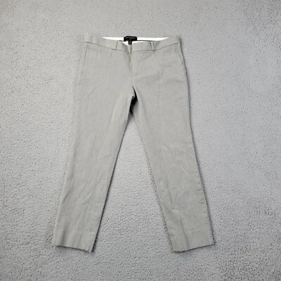 Pantalones chinos Banana Republic Sloan para mujer 8 mezcla de rayón gris medidas 30x24 Foto 1 de 4