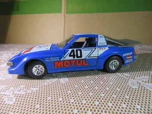 438Z Burago 0174 Italy Mazda RX7 #40 Motul Winner 24 H Spa 1981 Blue 1:24 - Picture 1 of 15