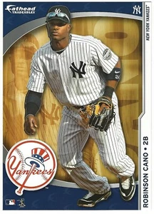ROBINSON CANO FATHEAD TRADEABLES NEW YORK YANKEES LOGO REMOVABLE STICKER 2009 - Picture 1 of 12